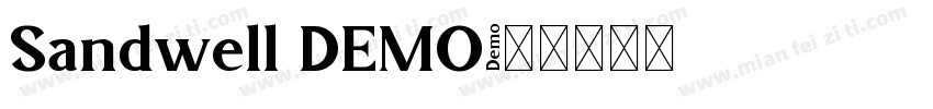 Sandwell DEMO字体转换